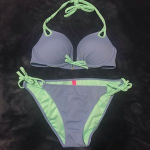 Victoria’s Secret Bikini - Blue/Green MEDIUM